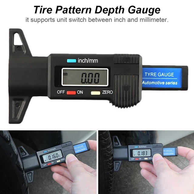 How to read tire depth gauge