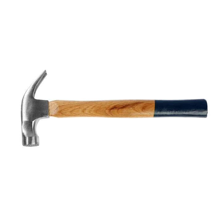 Wooden handled hammer