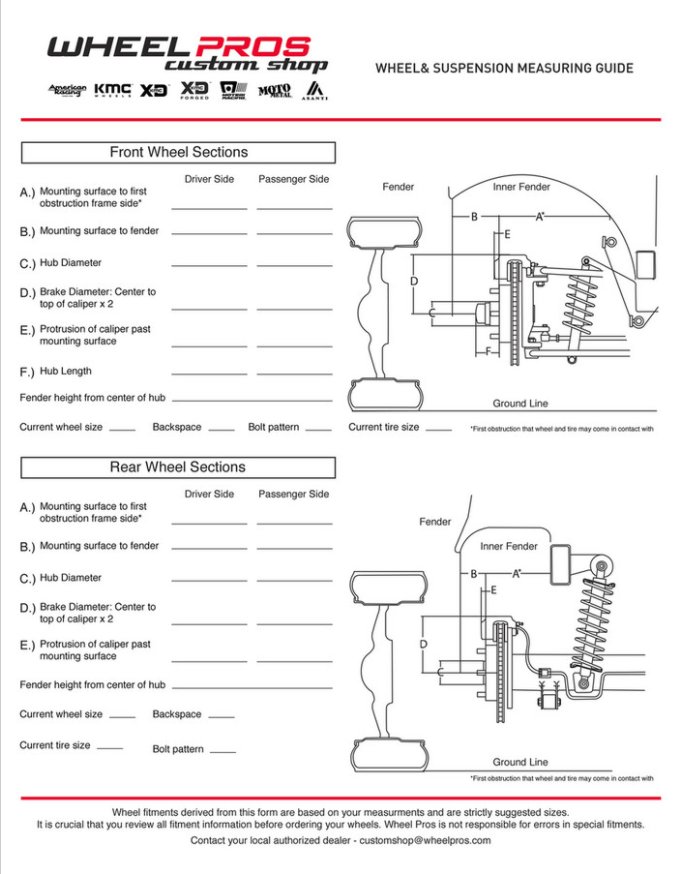 How to measure atv wheel size