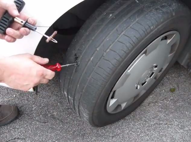 Tire repair place