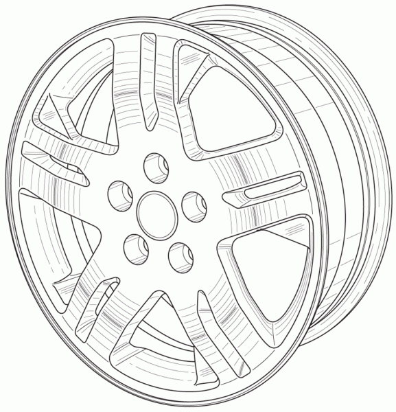 How to draw rims and tires