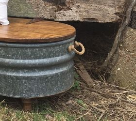 How to make a tire water trough How to make a tire water trough