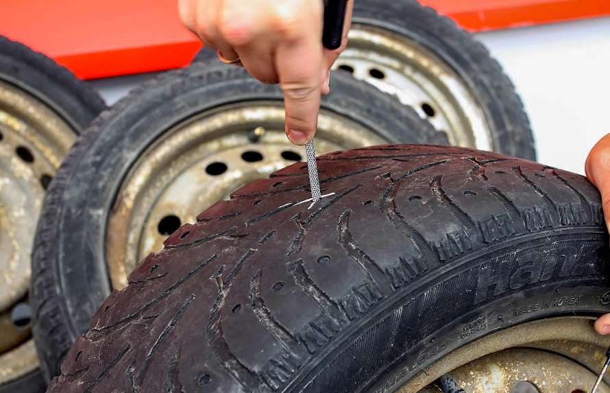 Tube tire repair