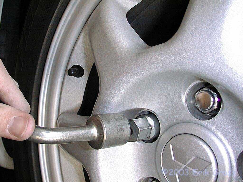 Removing wheel lock