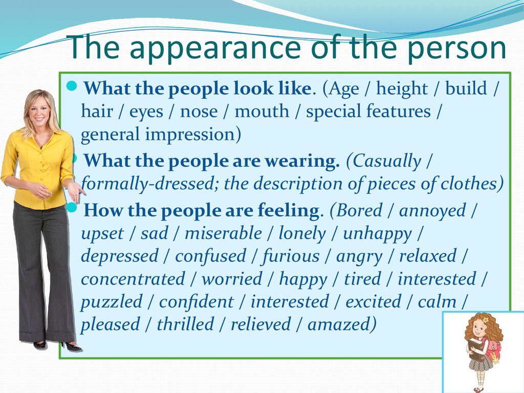 Appeared being. People на английском. Внешность на английском. Appearance презентация. Describing appearance топик.