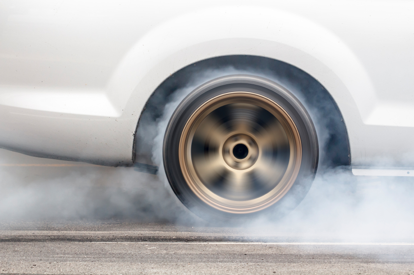 How to burnout tires