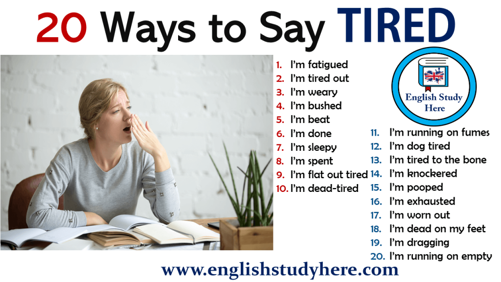 How to say are you tired in spanish