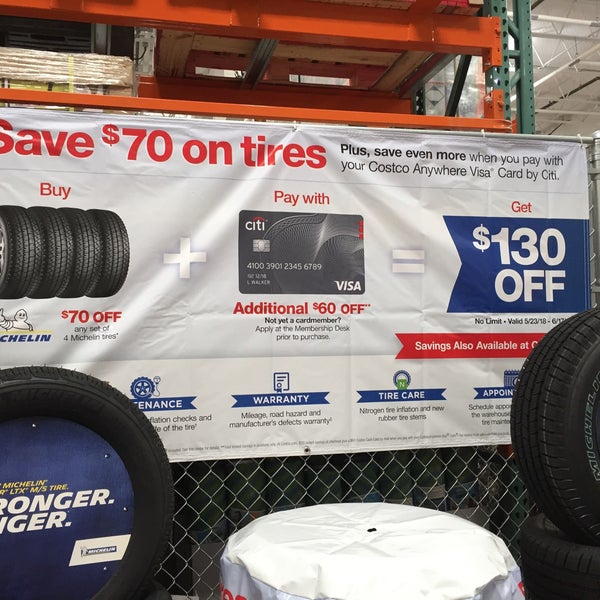 How does costco tire center work