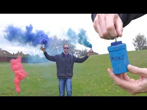 How to make blue tire smoke