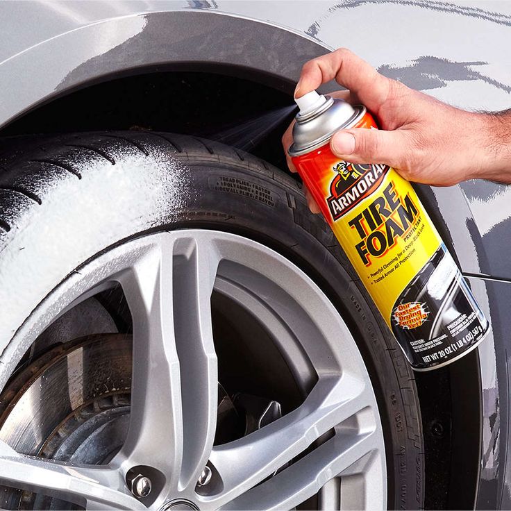 How to remove tire shine