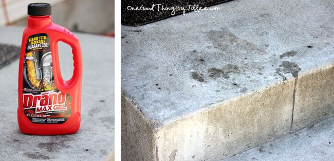 How to remove black tire marks from concrete