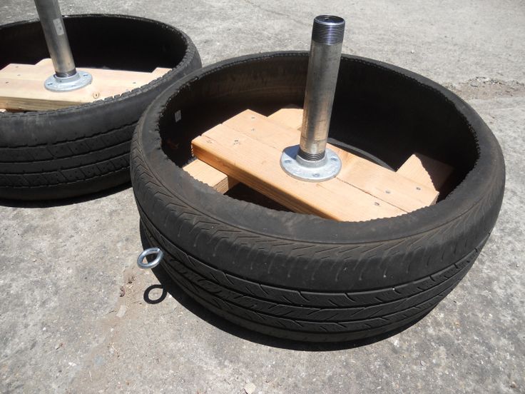 How to make a tire sled