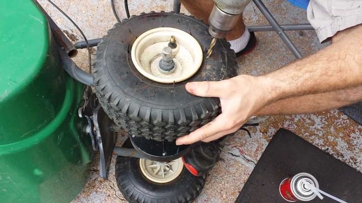How to replace wheelbarrow tire inner tube