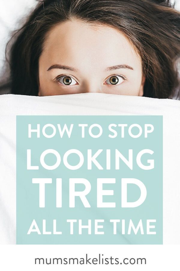 How to avoid being tired all the time