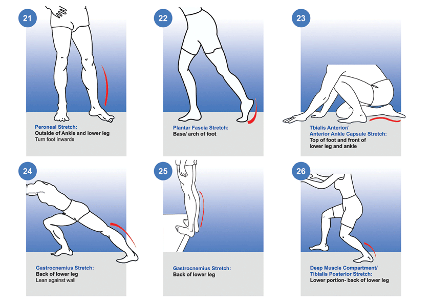 How to recover tired leg muscles