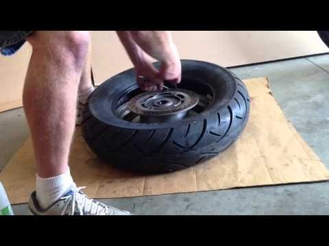 How to pop the bead on a tire with fire