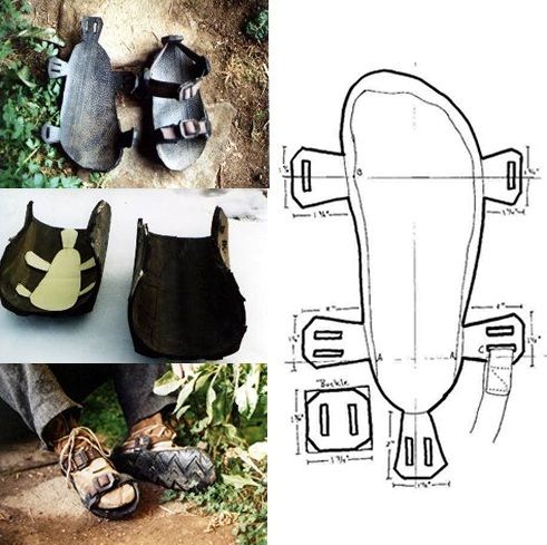 How to make sandals out of tires