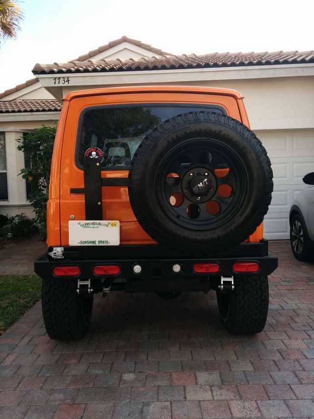 How to build a tire carrier bumper