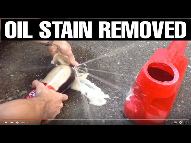 How to remove tire stains from concrete