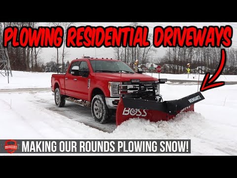 How well do atv plow snow