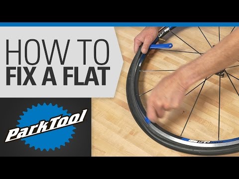 How to flat a tire without making noise