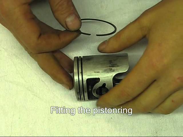 How to install piston rings in 110cc atv