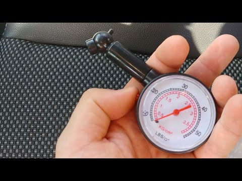 How to use tire pressure gauge pen