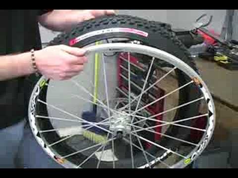 How to change mountain bike tire tube