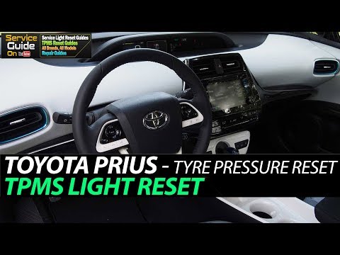How to reset prius tire pressure light