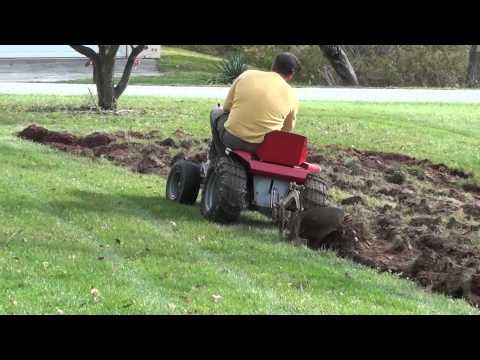 How to put tube in lawn tractor tire