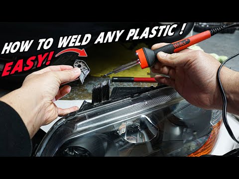 How to weld the plastic on atv