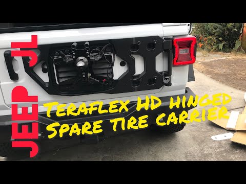 How to install spare tire hoist
