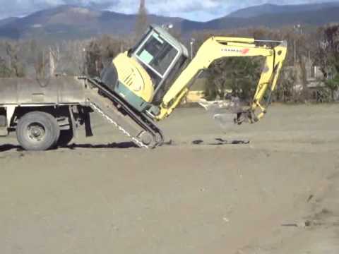 How to load a atv on trailer without ramp