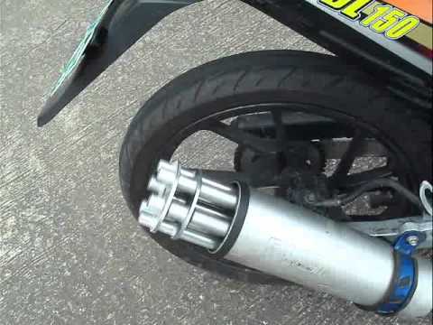 How to fix a atv muffler