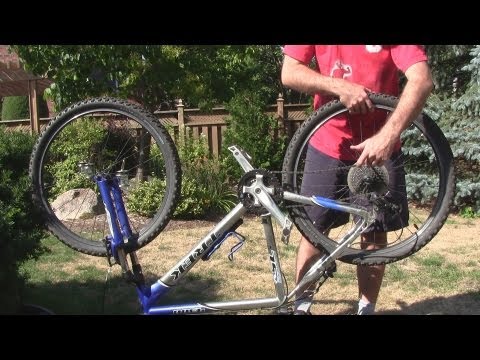 How to put a bike tube back in the tire