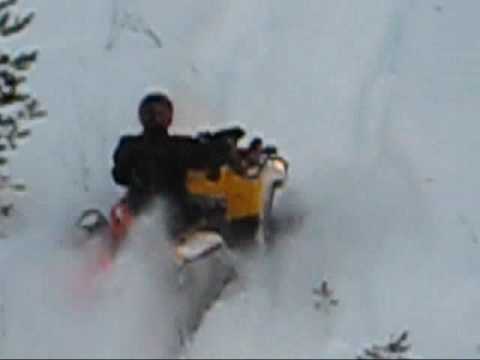 How much snow can atv push