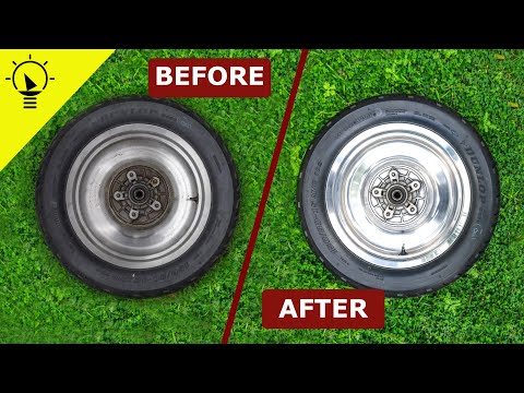 How to clean aluminum atv wheels