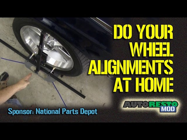 How to do a tire alignment yourself