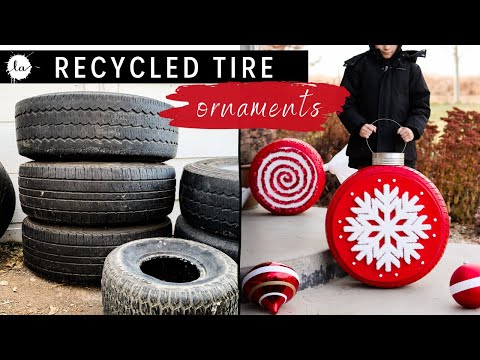 How to make recycled tire mats