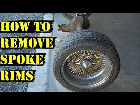 How to remove tires from rc wheels