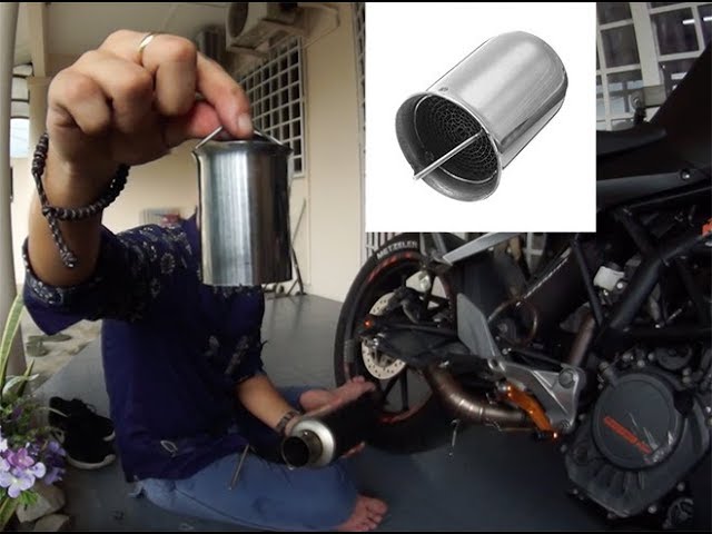 How to make an atv exhaust silencer