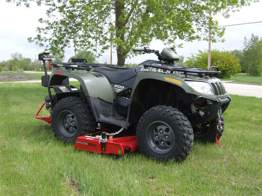 How to attach atv basker