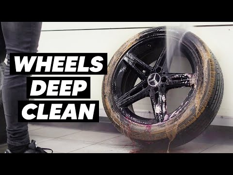 How to clean your wheels and tires