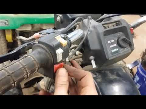 How to jump 350 honda atv from starter