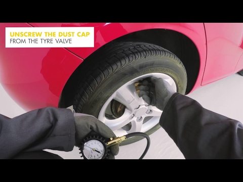 How to check the tire pressure of your car