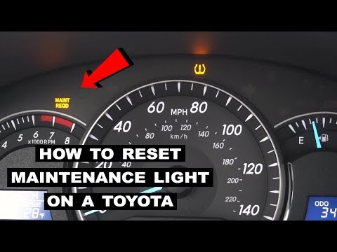 How to reset low tire pressure light on 2007 toyota camry