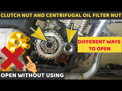 How to remove atv clutch without tool