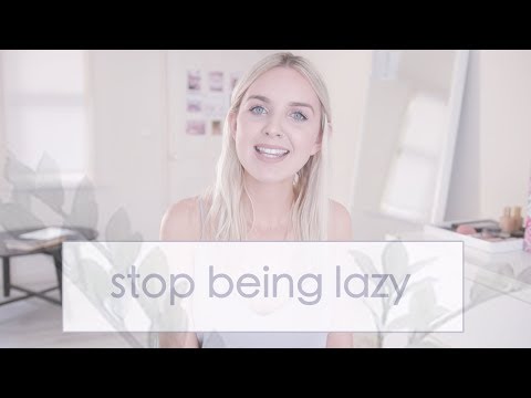 How to stop being so lazy and tired