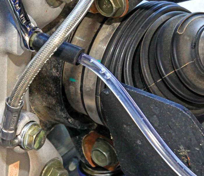 How to clean atv brake lines