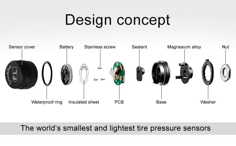 How are tire pressure sensors powered